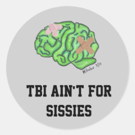 "TBI is niet voor zussen" stickers
