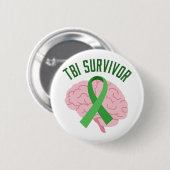 TBI Survivor Ronde Button 5,7 Cm (Voorkant /achterkant)