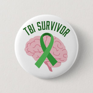 TBI Survivor Ronde Button 5,7 Cm