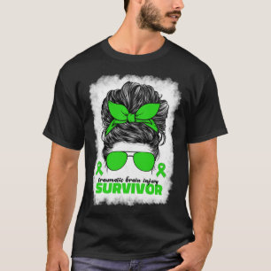 TBI Traumatisch Hersenletsel Overlevende voor Vrou T-shirt