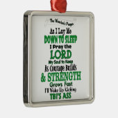 TBI van de Warrior's gebed Metalen Ornament (Rechts)