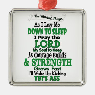TBI van de Warrior's gebed Metalen Ornament