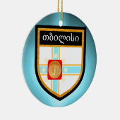 Tbilisi Flag Keramisch Ornament (Rechts)