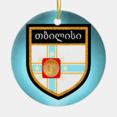 Tbilisi Flag Keramisch Ornament (Voorkant)