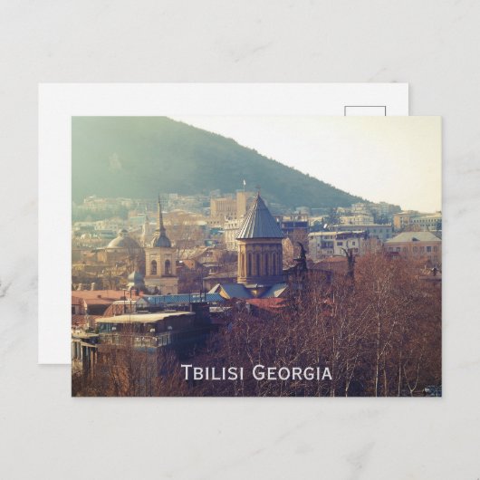 Tbilisi Georgia Briefkaart (Voorkant / Achterkant)