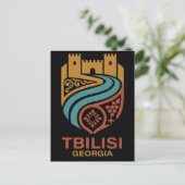 Tbilisi Georgia Briefkaart (Staand voorkant)