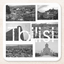 Tbilisi Georgia City Architecture Cityscape Kartonnen Onderzetters