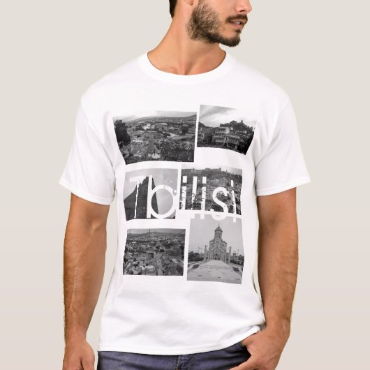 Tbilisi Georgia City Architecture Cityscape T-shirt (Voorkant)
