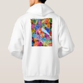 Tbilisi Georgia City Map Hoodie (Achterkant)