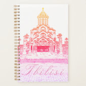 Tbilisi Georgia Cityscape Sameba Architecture Planner (Voorkant)