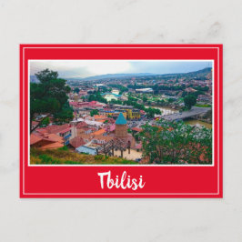 Tbilisi Georgia Cityscape Street Architecture Briefkaart