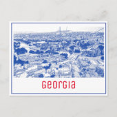 Tbilisi Georgia Cityscape Street Architecture Briefkaart (Voorkant)