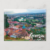 Tbilisi Georgia Cityscape Street Architecture Briefkaart (Voorkant)