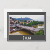 Tbilisi Georgia Cityscape Street Architecture Briefkaart (Voorkant / Achterkant)