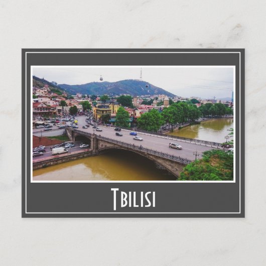 Tbilisi Georgia Cityscape Street Architecture Briefkaart (Voorkant)