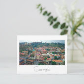 Tbilisi Georgia Cityscape Street Architecture Briefkaart (Staand voorkant)