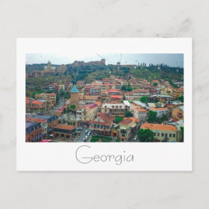 Tbilisi Georgia Cityscape Street Architecture Briefkaart