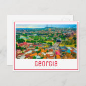 Tbilisi Georgia Cityscape Street Architecture Briefkaart (Voorkant / Achterkant)
