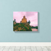 Tbilisi Georgia Cityscape Street Architecture Canvas Afdruk (Insitu (Houten vloer))