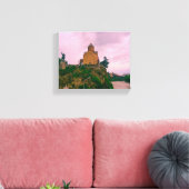 Tbilisi Georgia Cityscape Street Architecture Canvas Afdruk (Insitu (Woonkamer))