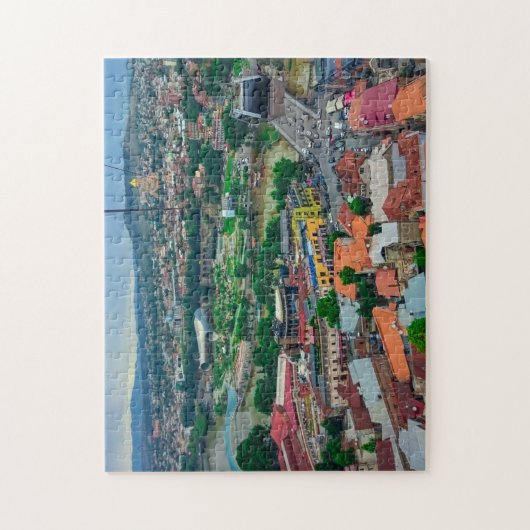 Tbilisi Georgia Cityscape Street Architecture Jigs Legpuzzel (Verticaal)