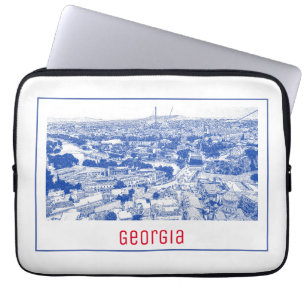 Tbilisi Georgia Cityscape Street Architecture Laptop Sleeve