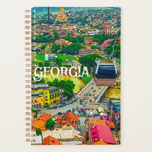 Tbilisi Georgia Cityscape Street Architecture Planner (Voorkant)