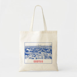 Tbilisi Georgia Cityscape Street Architecture Tote Bag