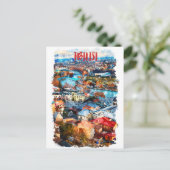 Tbilisi Georgia Cityscape Uitzicht Briefkaart (Staand voorkant)