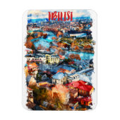 Tbilisi Georgia Cityscape Uitzicht Magneet (Verticaal)