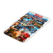 Tbilisi Georgia Cityscape Uitzicht Magneet (Linkerzijde)