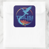 Tbilisi Georgia Eastern Europe Vierkante Sticker (Tas)