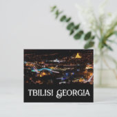 Tbilisi Georgia Feestdagenkaart (Staand voorkant)