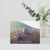 Tbilisi Georgia Feestdagenkaart (Staand voorkant)