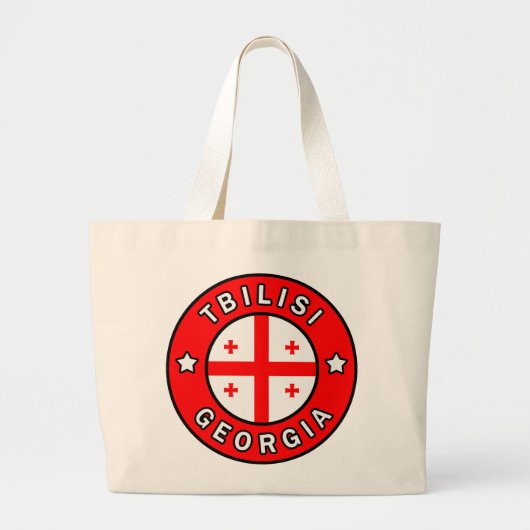 Tbilisi Georgia Grote Tote Bag (Voorkant)