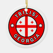 Tbilisi Georgia Keramisch Ornament (Voorkant)