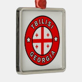 Tbilisi Georgia Metalen Ornament (Rechts)