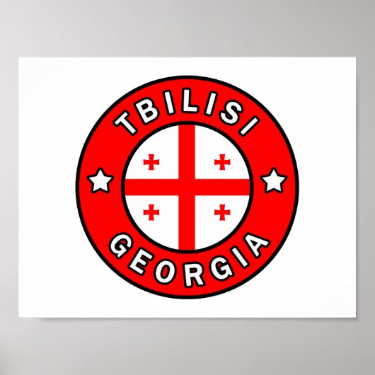 Tbilisi Georgia Poster (Voorkant)