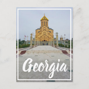 Tbilisi Georgia Sameba de Heilige Drieventigheidsk Briefkaart