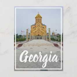 Tbilisi Georgia Sameba de Heilige Drieventigheidsk Briefkaart