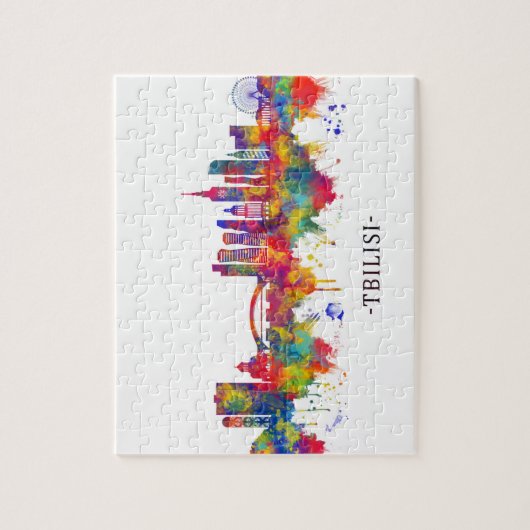 Tbilisi Georgia Skyline Legpuzzel (Verticaal)
