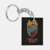 Tbilisi Georgia Sleutelhanger (Voorkant Links)
