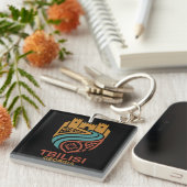 Tbilisi Georgia Sleutelhanger (Voorkant Rechts)