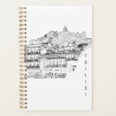 Tbilisi Georgia Street Architecture Sketch Planner (Voorkant)
