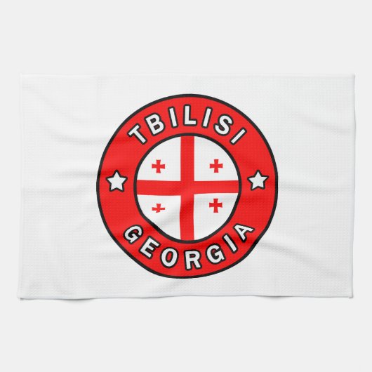 Tbilisi Georgia Theedoek (Horizontaal)