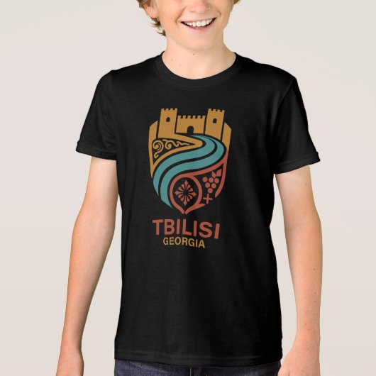Tbilisi Georgia Tri-Blend Shirt (Voorkant)