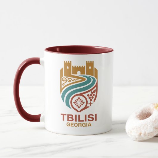 Tbilisi Georgië Mok (Met donut)