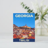 Tbilisi Georgië Narikala Fort Briefkaart (Staand voorkant)