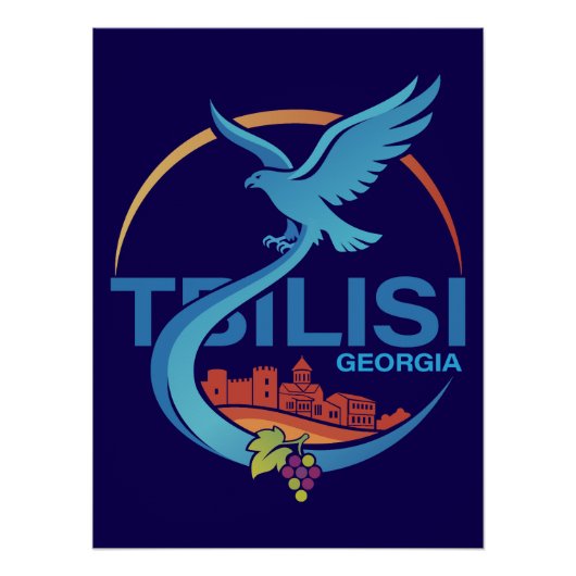 Tbilisi Georgië Oost-Europa Perfect Poster (Voorkant)