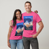 Tbilisi Georgië - Retro Travel Minimalistisch Post T-shirt (Unisex)